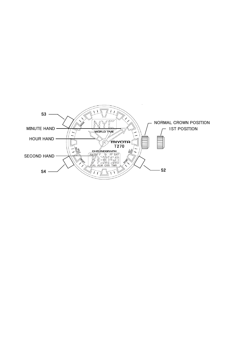 How to set digital display | FESTINA T270 User Manual | Page 2 / 80