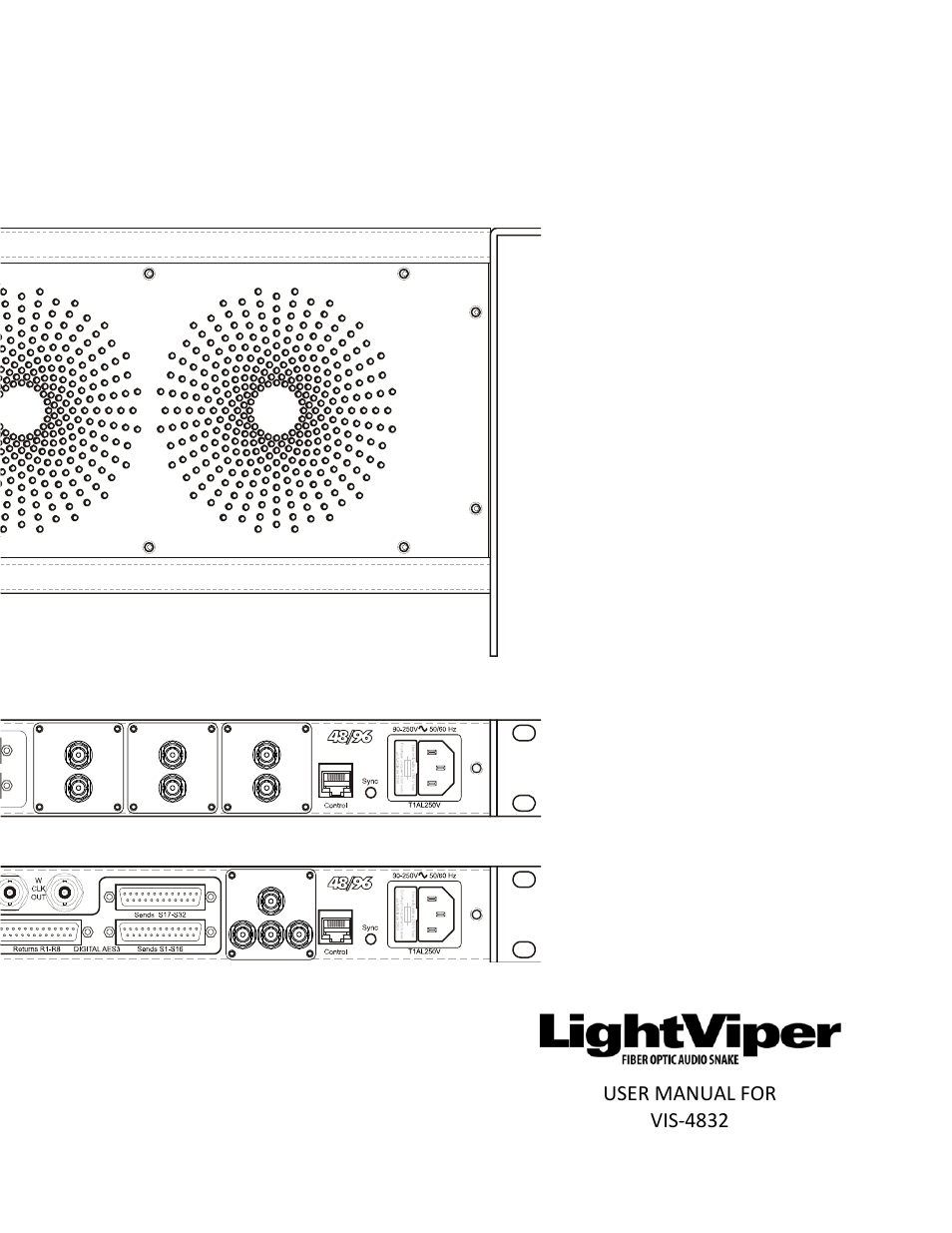 FiberPlex VIS-4832 User Manual | 22 pages
