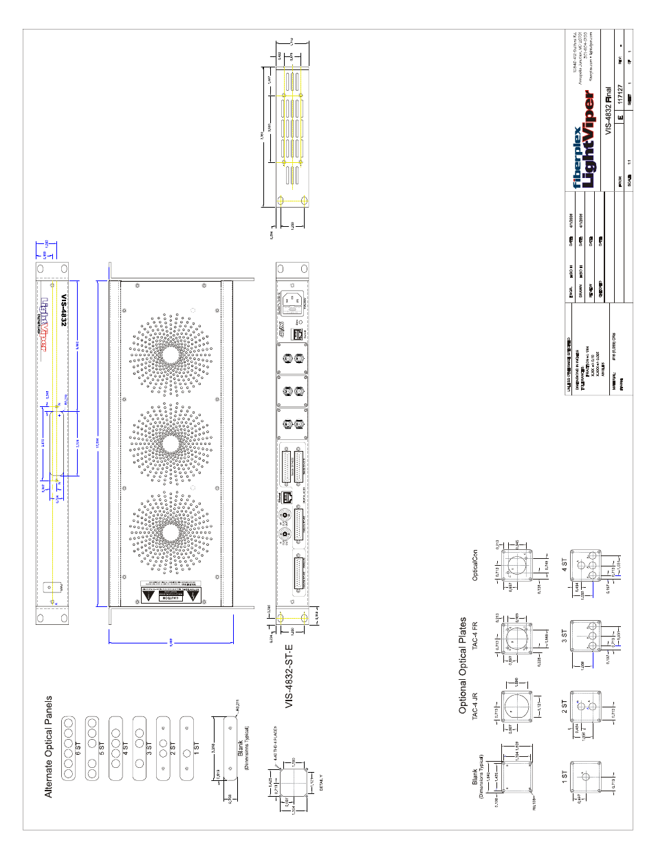 FiberPlex VIS-4832 User Manual | Page 18 / 22