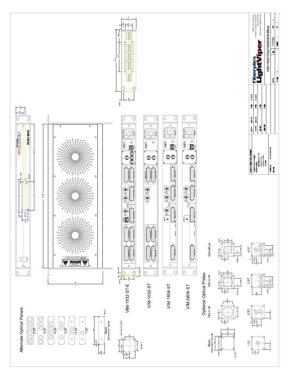 FiberPlex VIS-4832 User Manual | Page 19 / 22