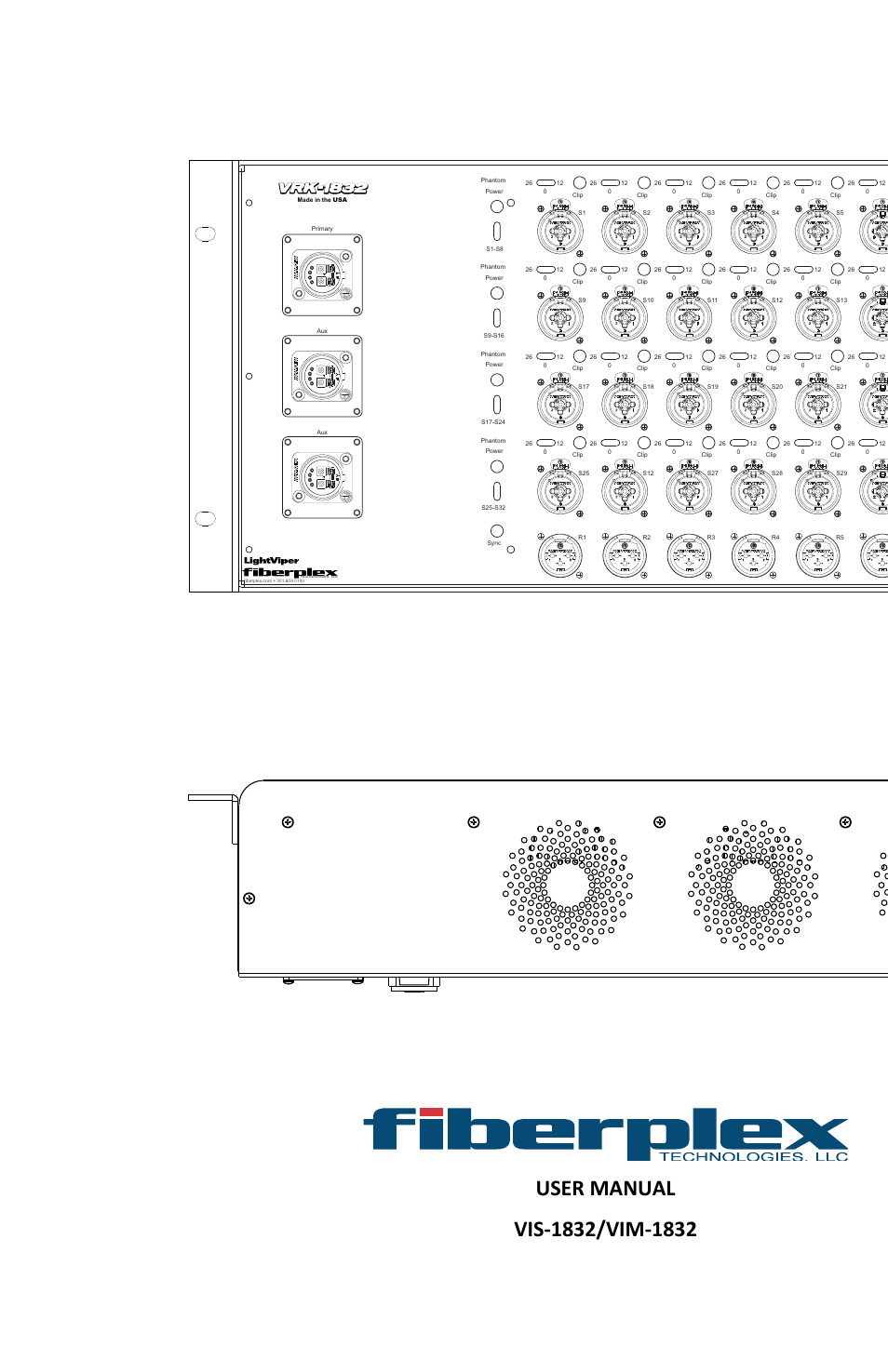 FiberPlex VRK-1832 User Manual | 16 pages