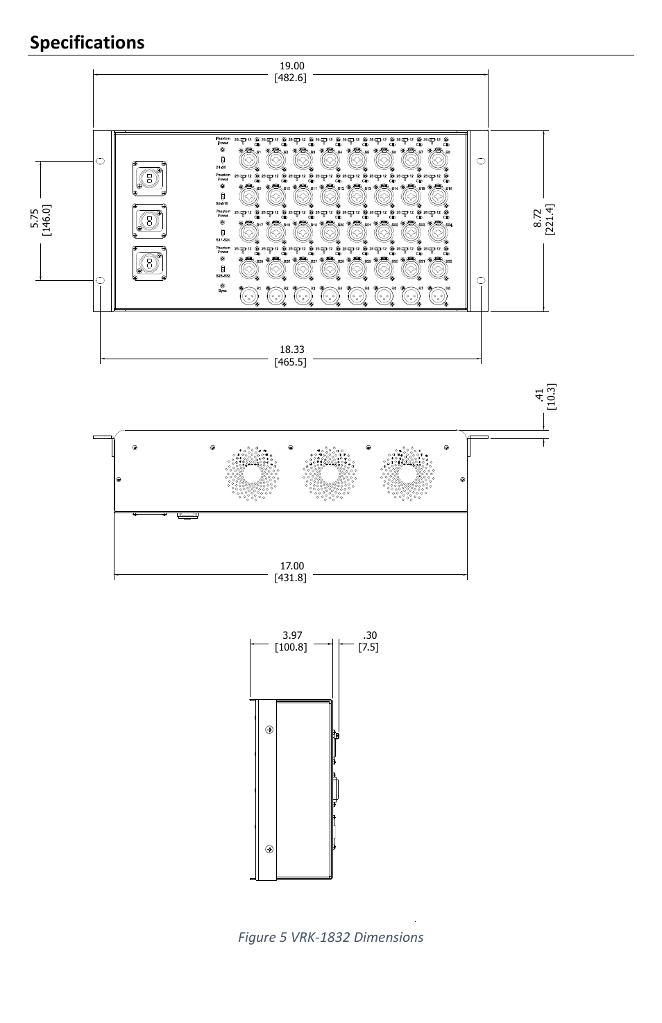 Specifications | FiberPlex VRK-1832 User Manual | Page 12 / 16