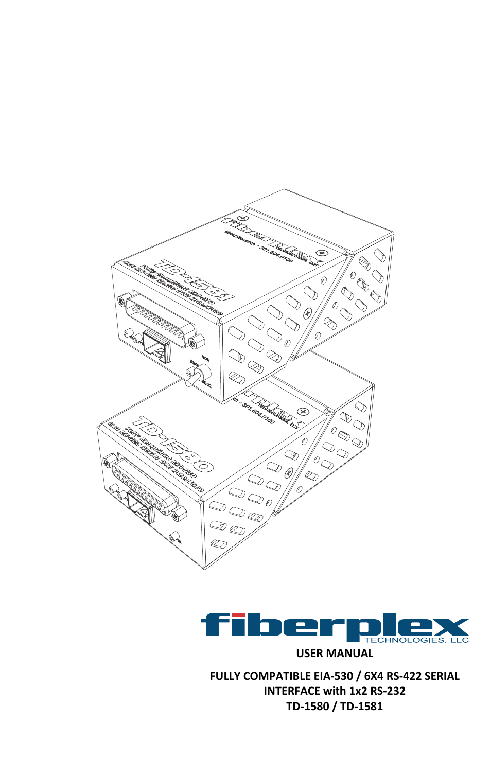 FiberPlex TD-1580 User Manual | 16 pages