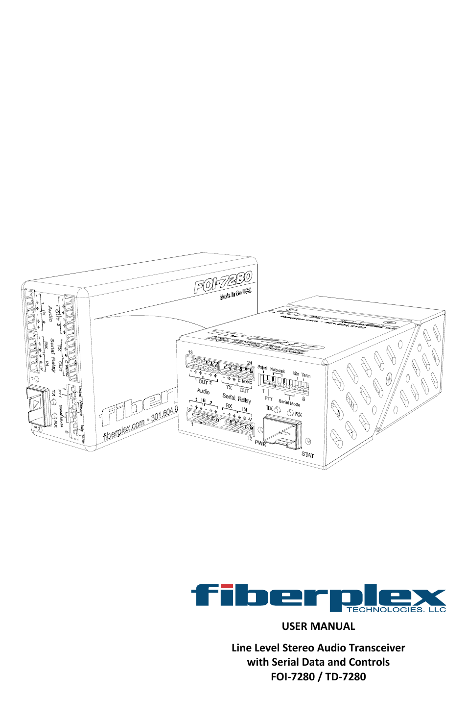 FiberPlex TD-7280 User Manual | 24 pages