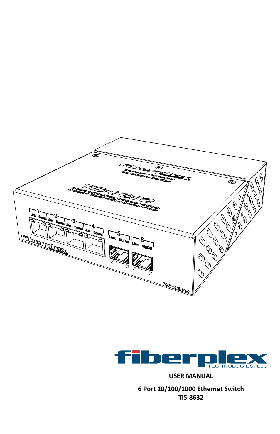 FiberPlex TIS-8632 User Manual | 16 pages