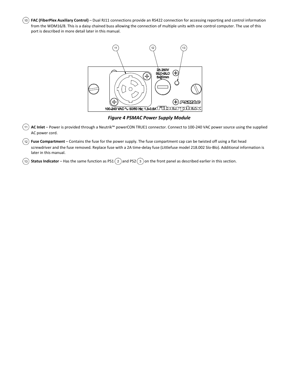 FiberPlex WDM8 User Manual | Page 11 / 24