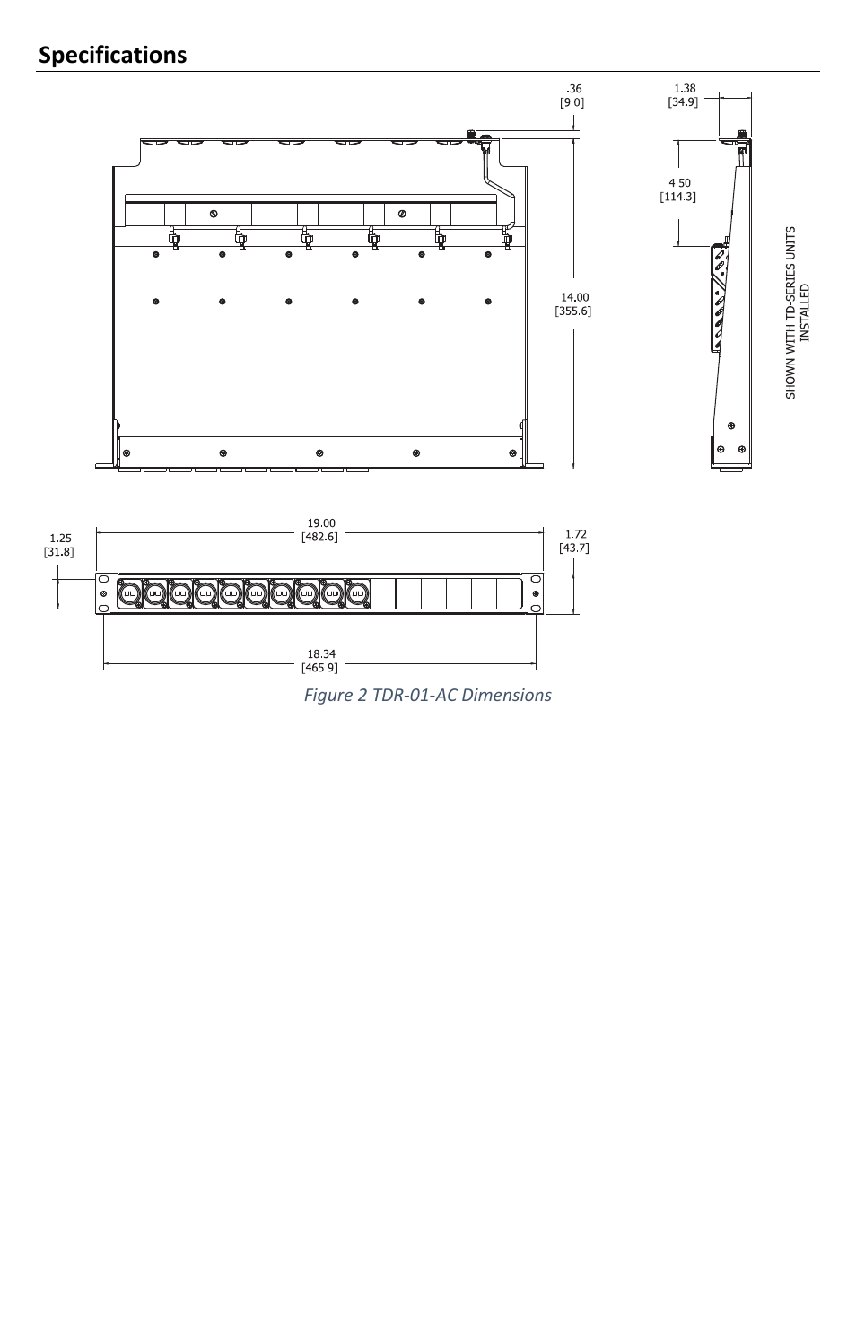 Specifications | FiberPlex TDP User Manual | Page 10 / 12