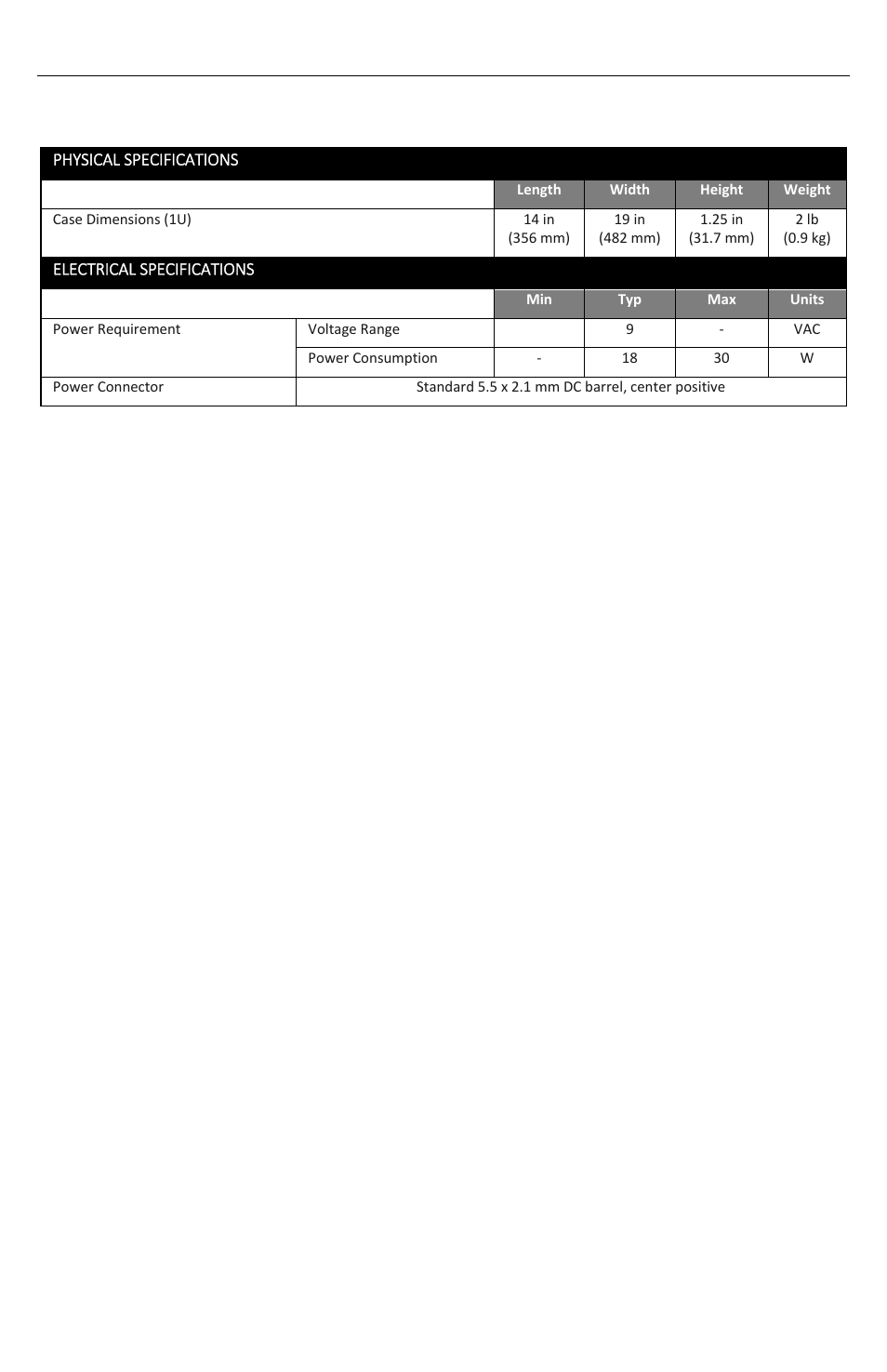 FiberPlex TDP User Manual | Page 11 / 12
