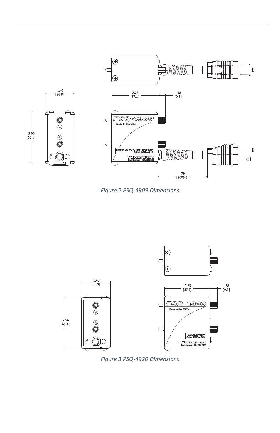 FiberPlex PSQ-2909 User Manual | Page 7 / 8