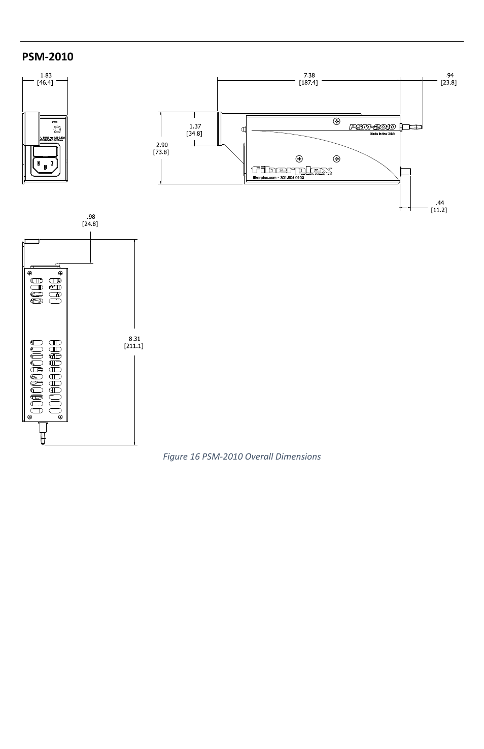FiberPlex RMC-3101 User Manual | Page 14 / 16