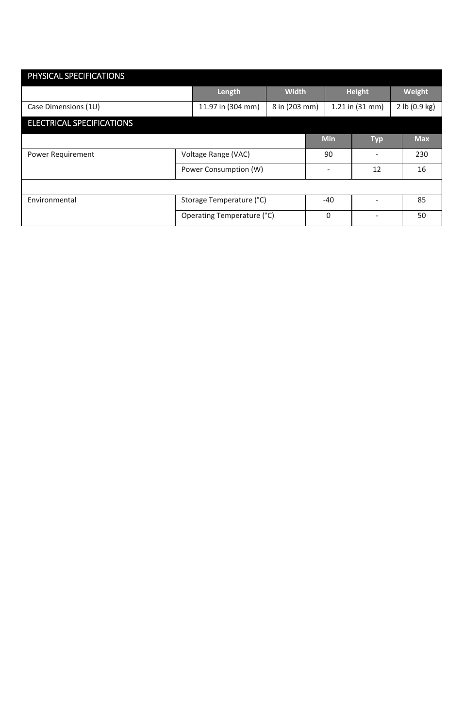 FiberPlex SAC1 User Manual | Page 11 / 12