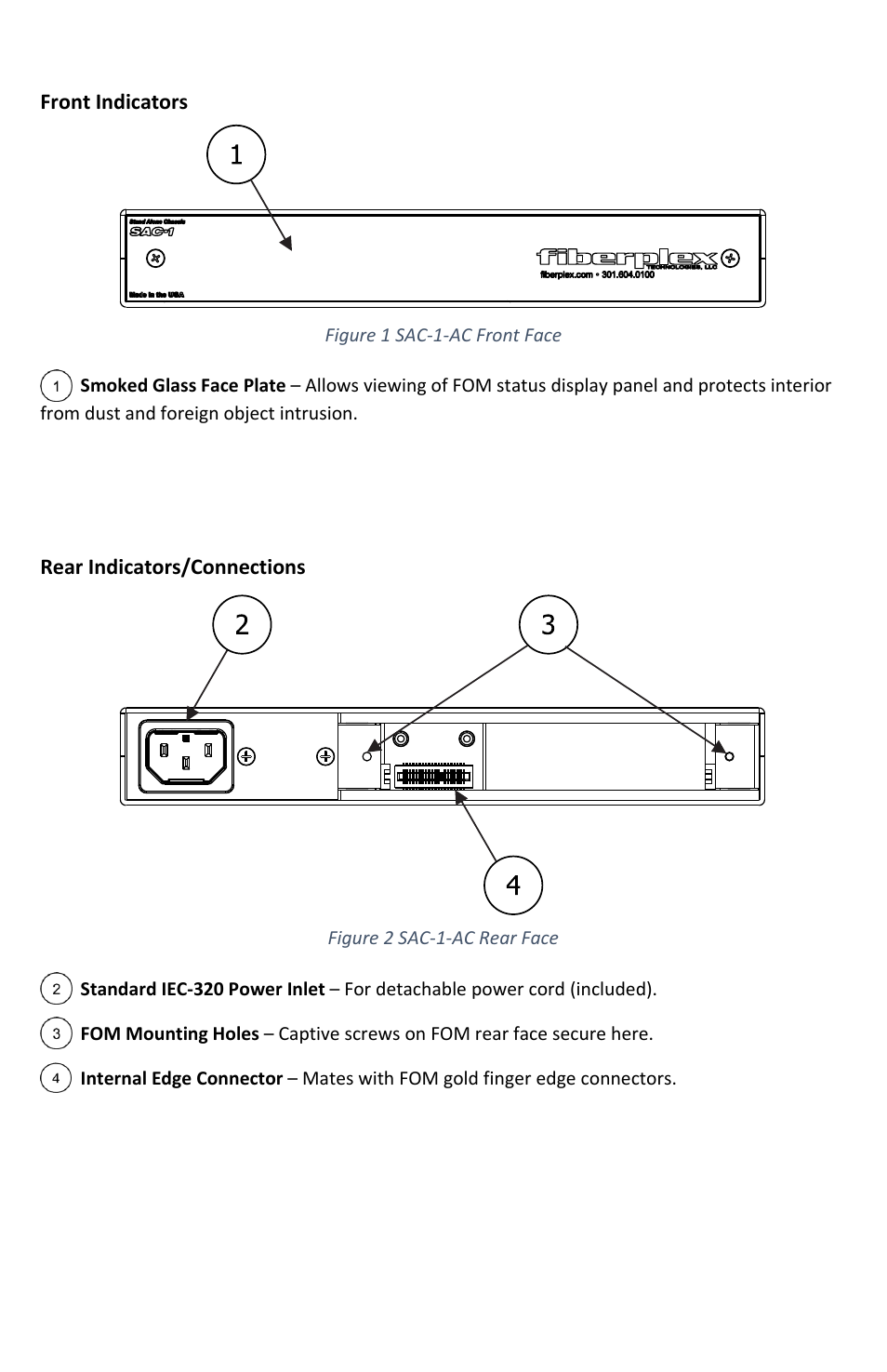 FiberPlex SAC1 User Manual | Page 6 / 12