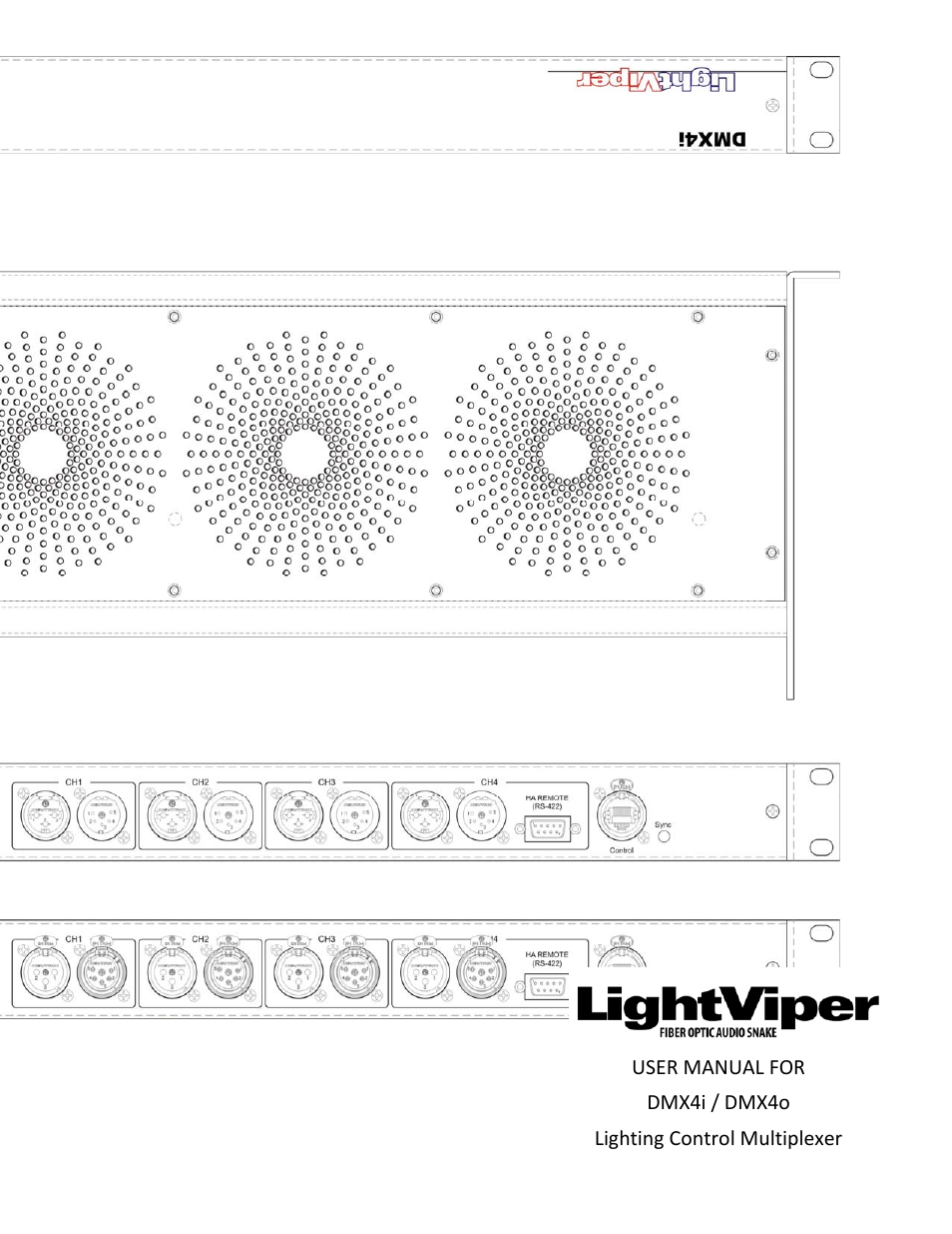 FiberPlex DMX4i User Manual | 12 pages