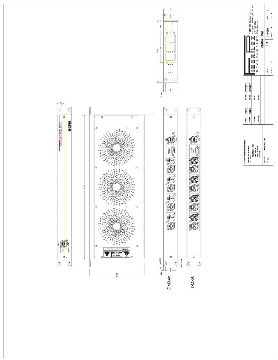 FiberPlex DMX4i User Manual | Page 9 / 12