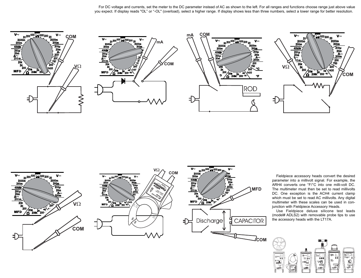 Fieldpiece LT17A - Digital Multimeter User Manual | Page 2 / 2
