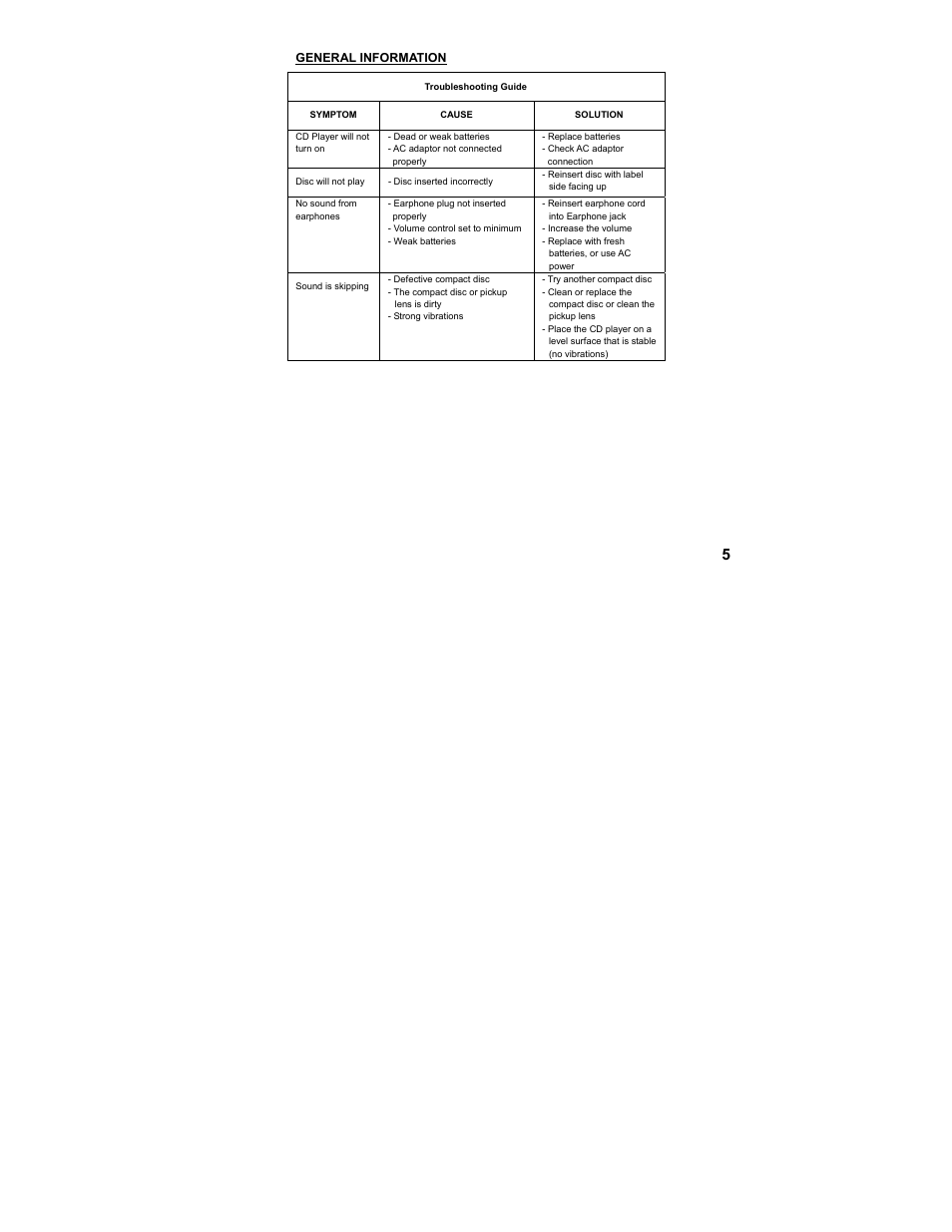 Curtis CD156UK User Manual | Page 6 / 6