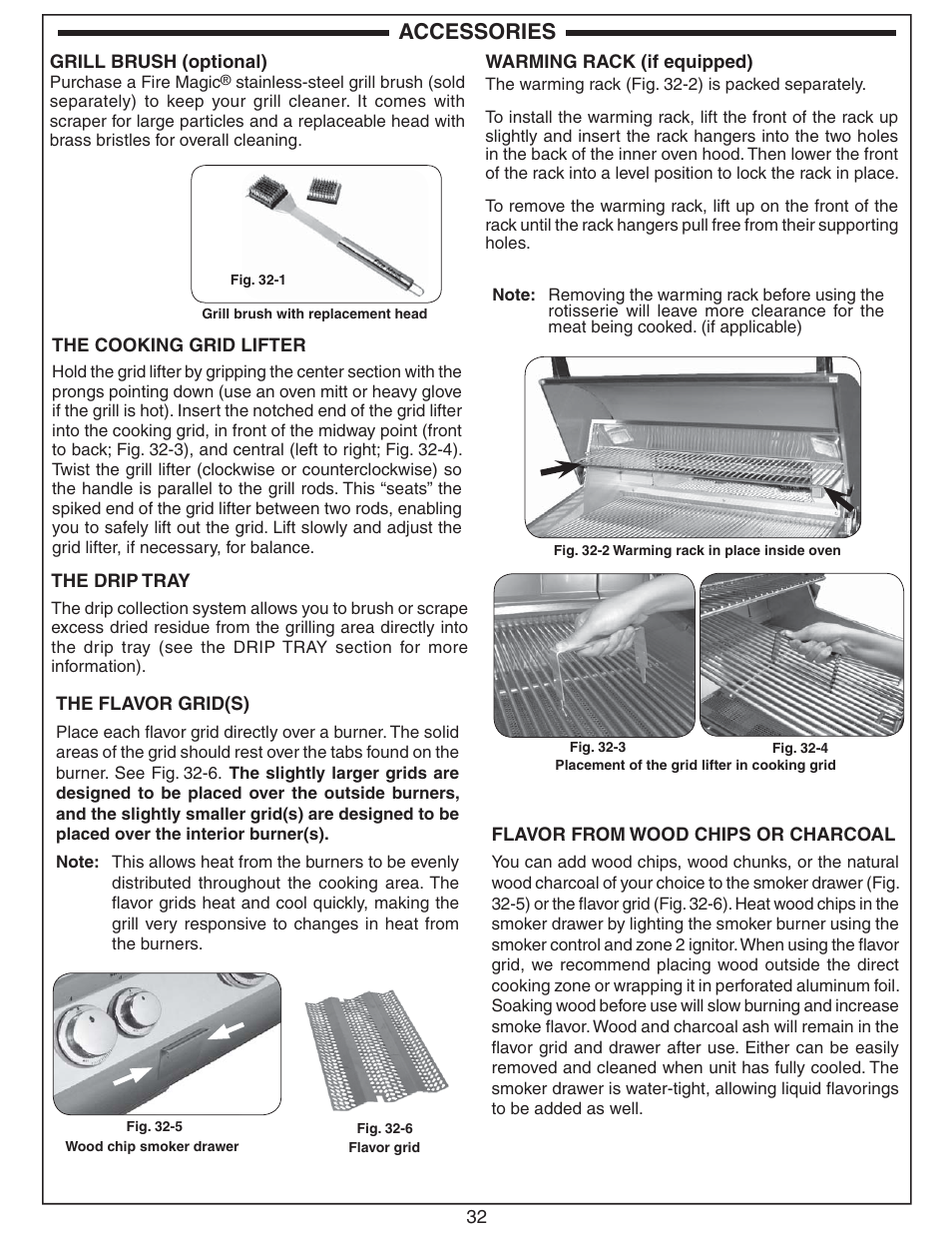 Accessories | Fire Magic Echelon Diamond Stand Alone Grill User Manual | Page 32 / 48
