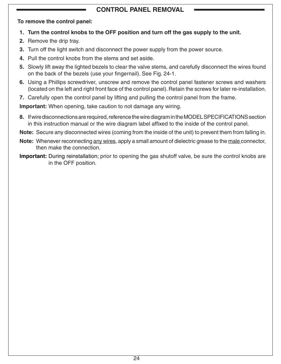 Fire Magic Diamond Double Searing Station 32884-1(P) User Manual | Page 24 / 26