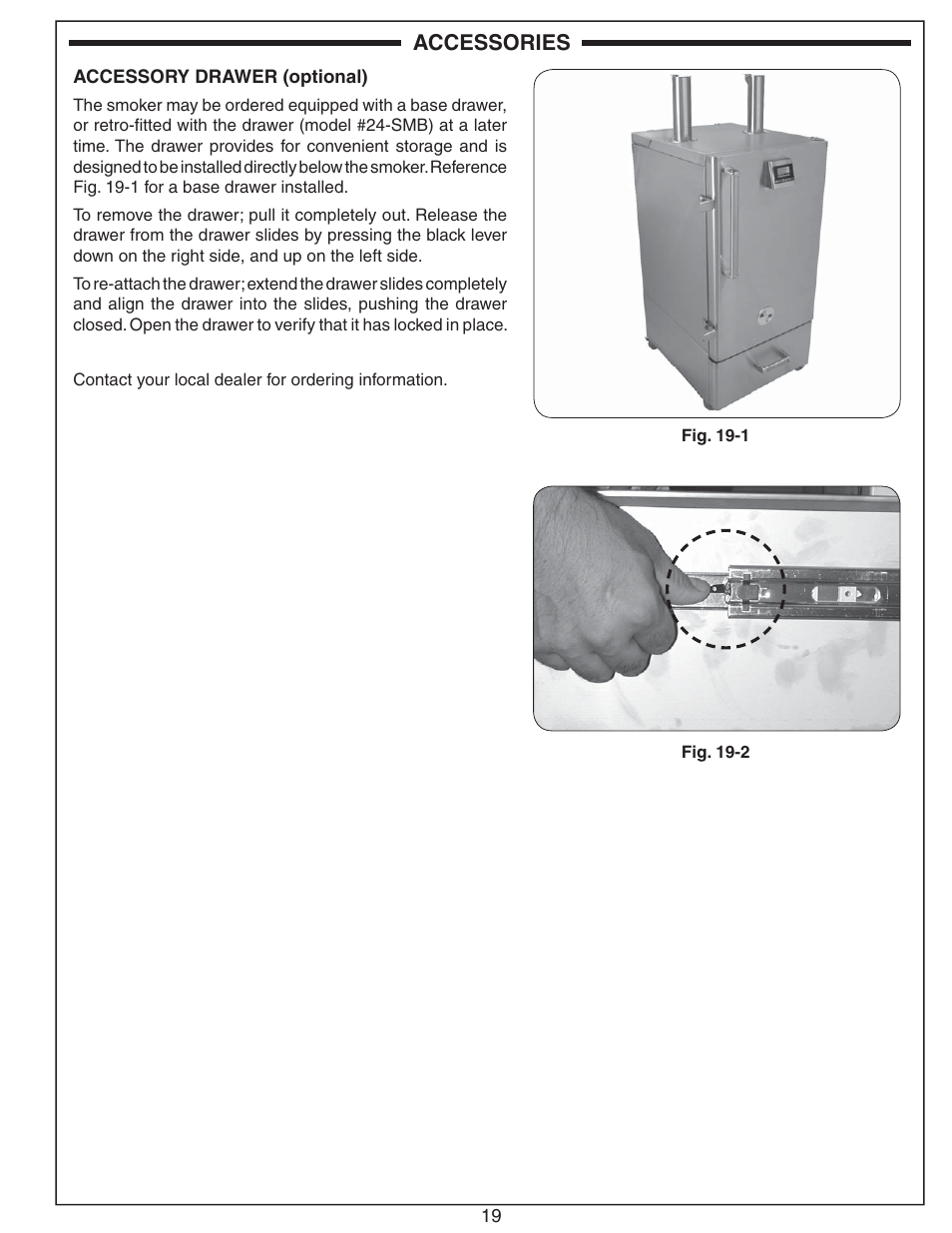 Fire Magic Smoker 24S-SM(B) User Manual | Page 19 / 22