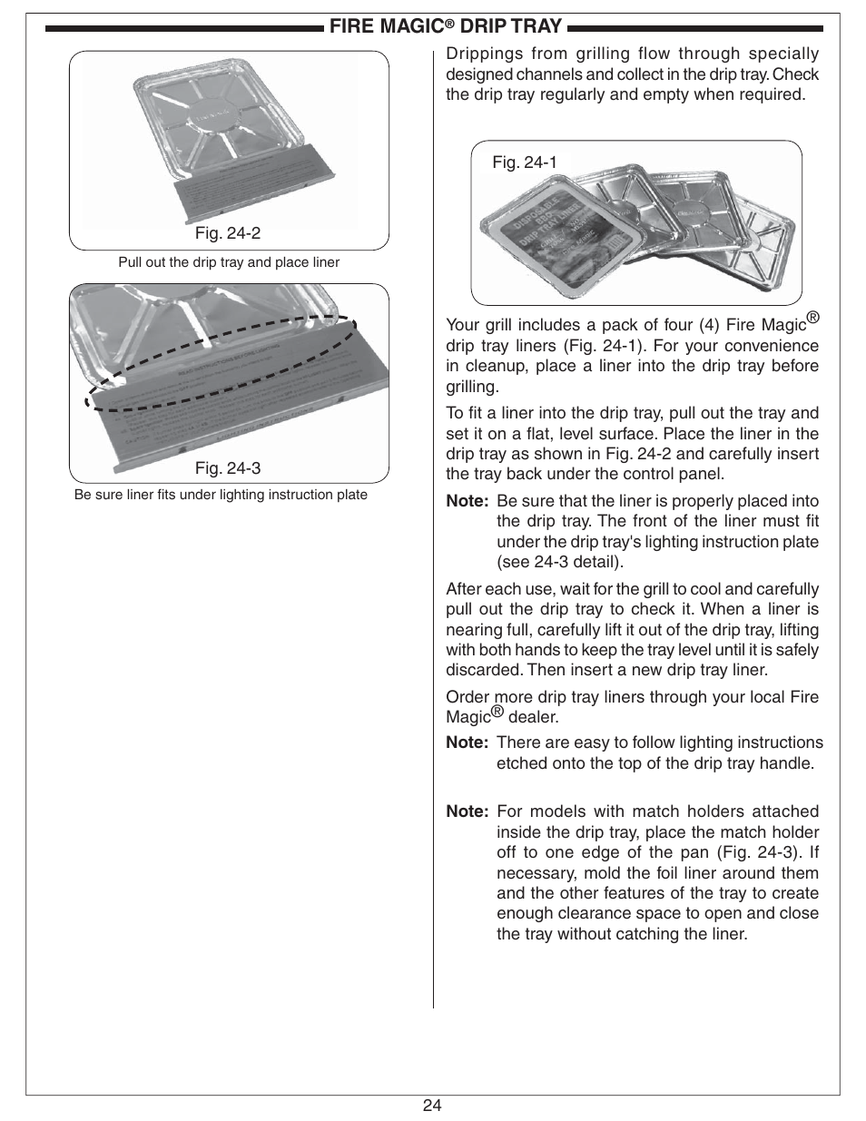 Fire Magic Choice Post Grills C430s User Manual | Page 24 / 30