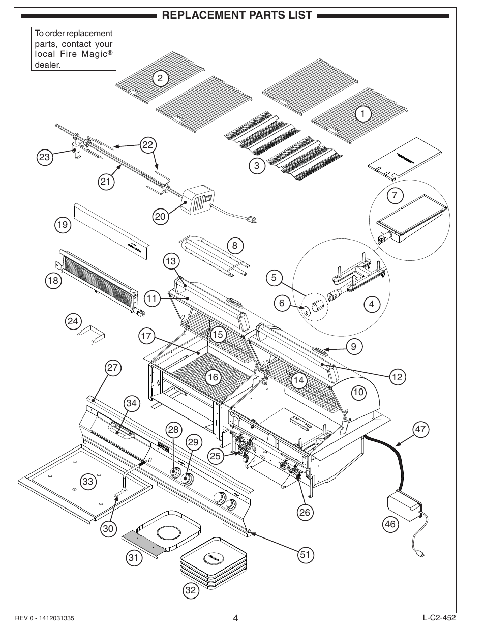 Fire Magic Aurora Built-In Combo Grill A830i User Manual | Page 4 / 34