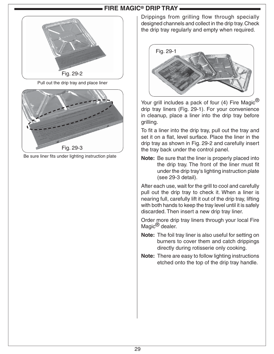 Fire Magic Aurora Combined Stand-alone Post A430s User Manual | Page 29 / 38