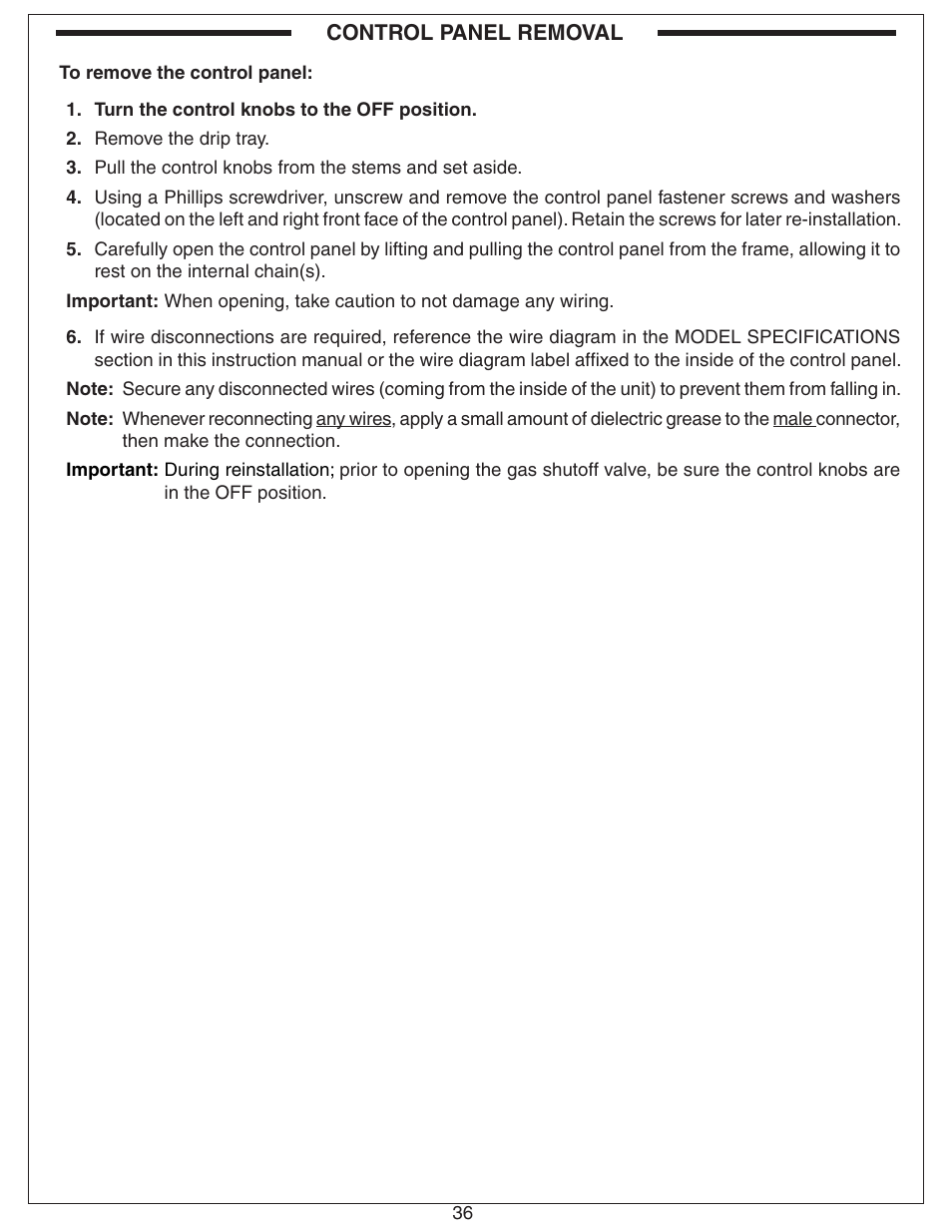 Fire Magic Aurora Combined Stand-alone Post A430s User Manual | Page 36 / 38