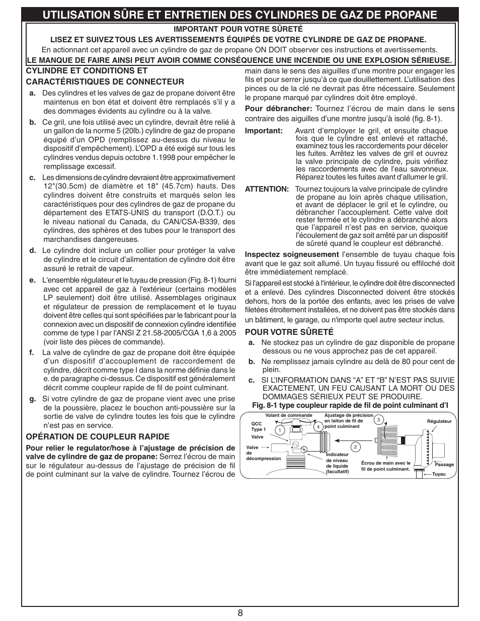 Fire Magic Deluxe Post Barbecue Patio Mount User Manual | Page 8 / 20