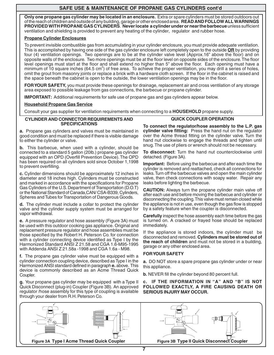 Fire Magic Custom Gourmet Unibody Series 12 & 13 User Manual | Page 7 / 16