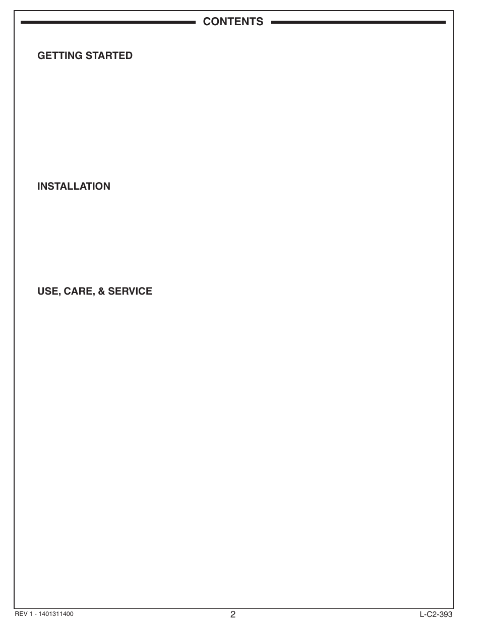 Fire Magic 3593 New Ice Maker User Manual | Page 2 / 28