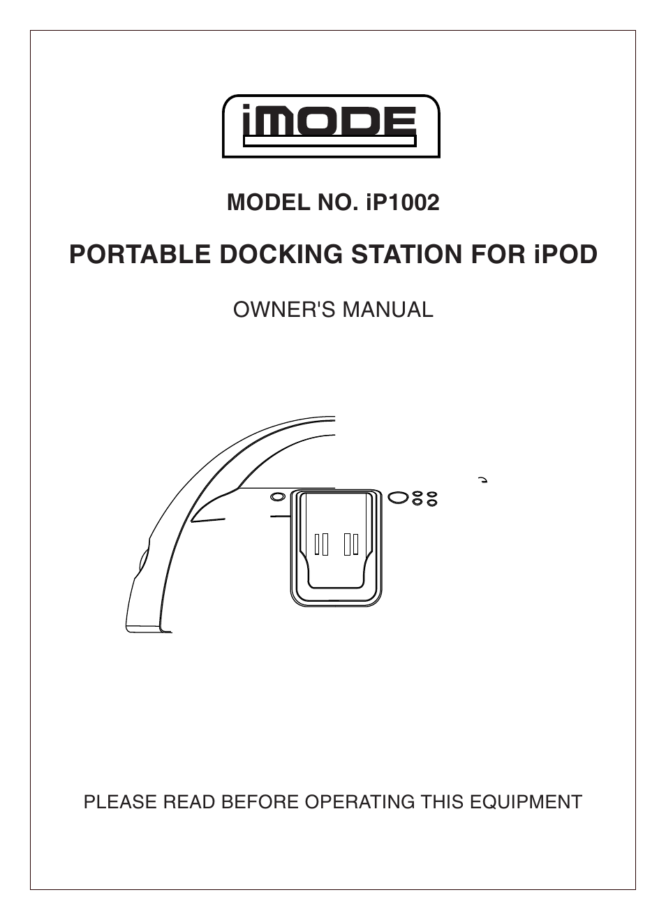 Curtis iPOD iP1002 User Manual | 11 pages