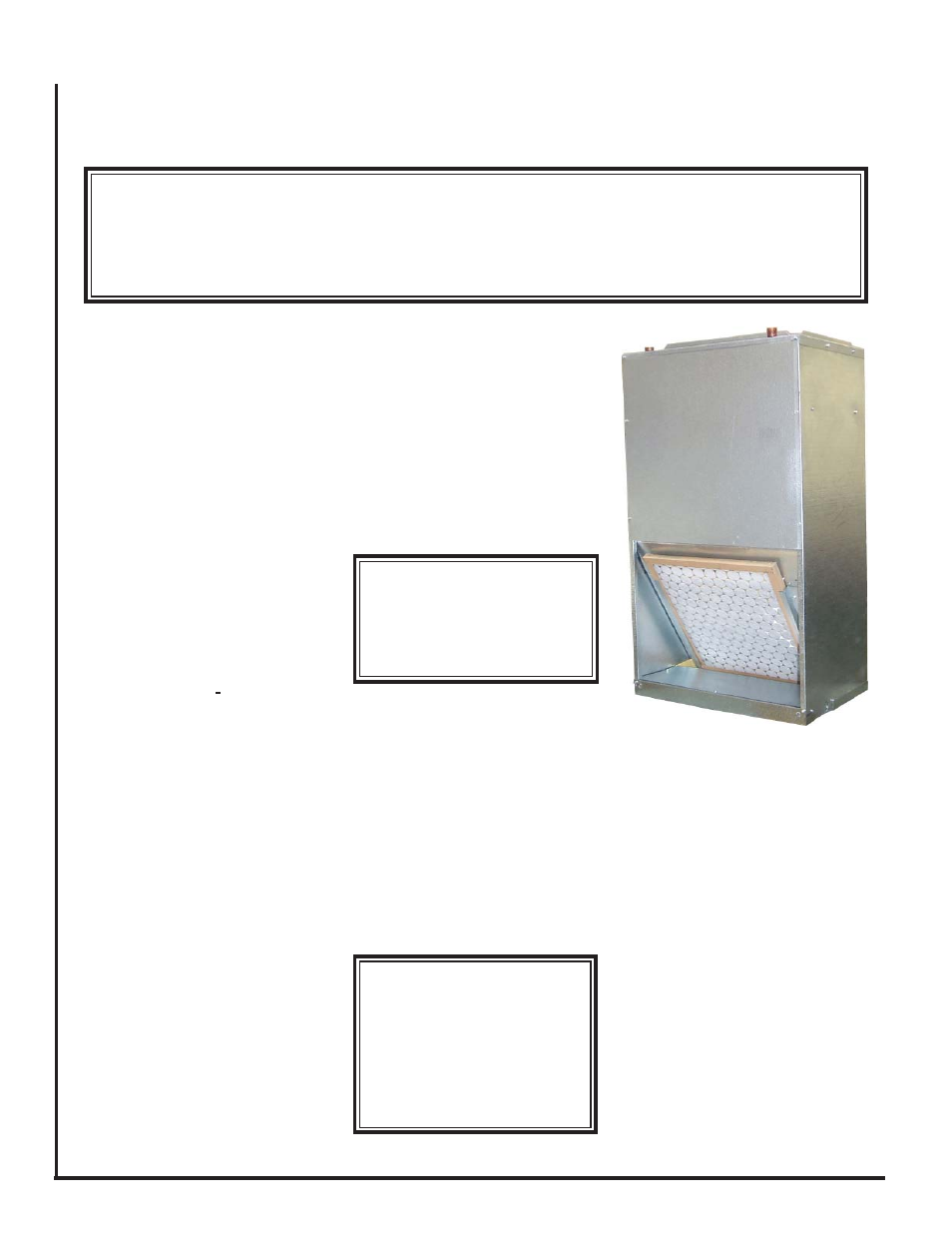 First Co UC-HW (without installed pump) User Manual | 6 pages