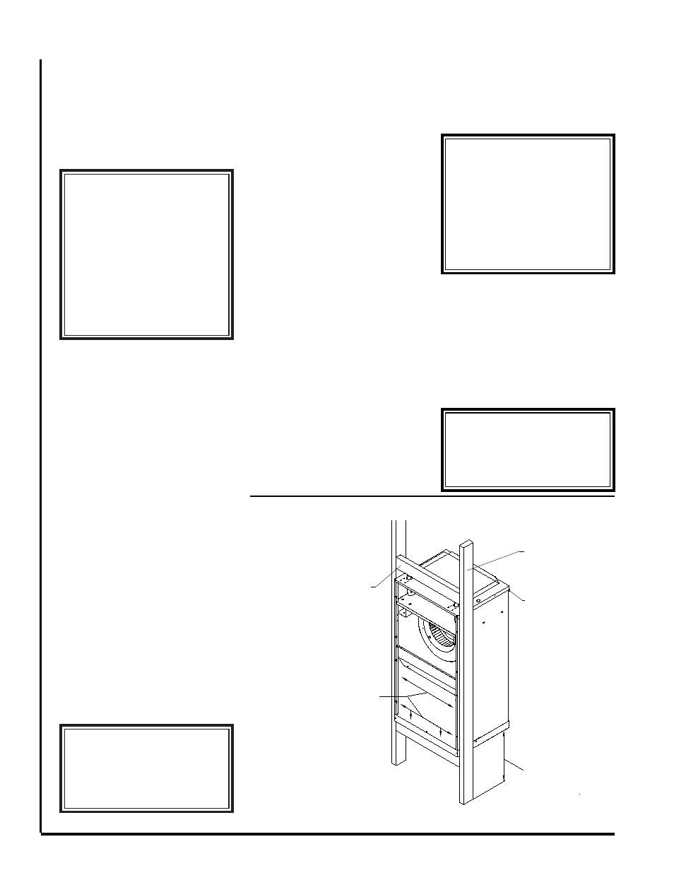 Warning, Uc-hw recessed wall mounting | First Co UC-HW (without installed pump) User Manual | Page 2 / 6