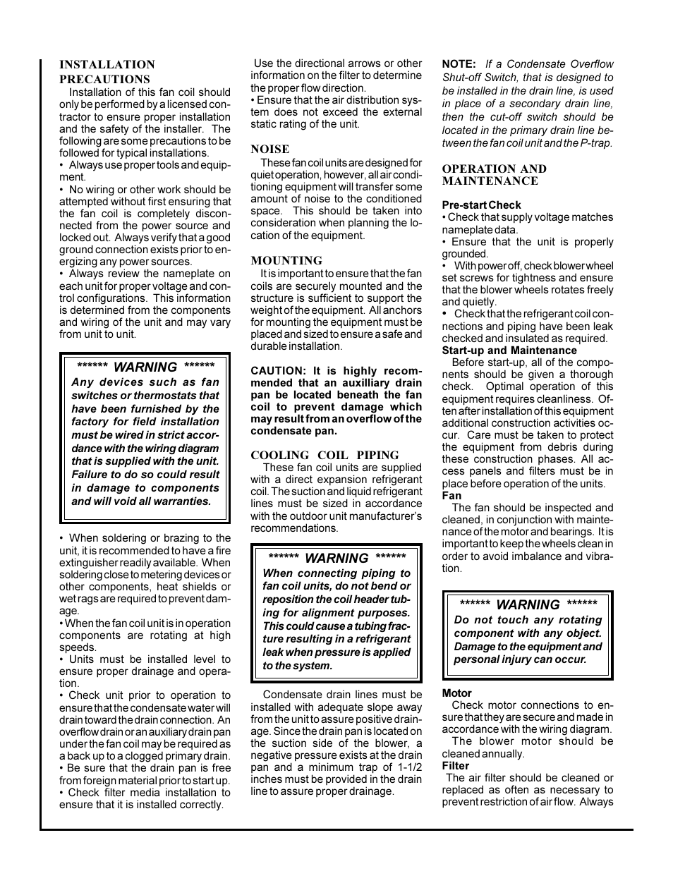 First Co HBXX (High Efficiency ECM) User Manual | Page 2 / 3