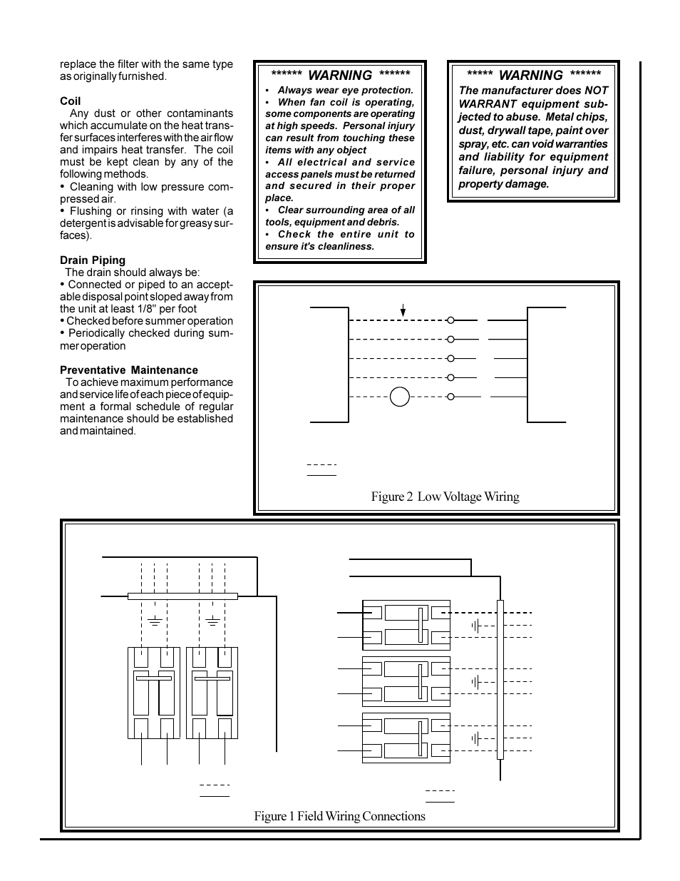 Warning | First Co HBXX (High Efficiency ECM) User Manual | Page 3 / 3