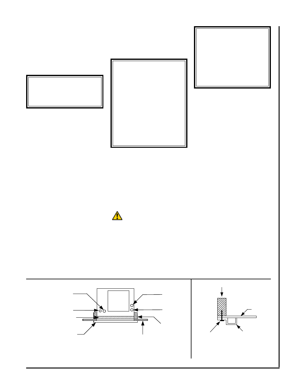 Warning, Operation and maintenance, Caution | First Co UC - Vertical front return with electric heat User Manual | Page 3 / 4