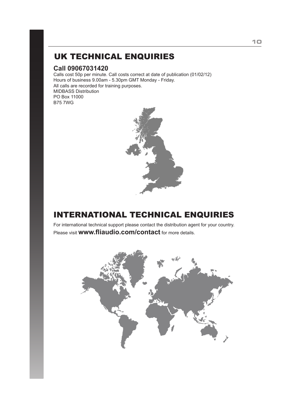 Fli Audio FT10A-F6 User Manual | Page 10 / 12