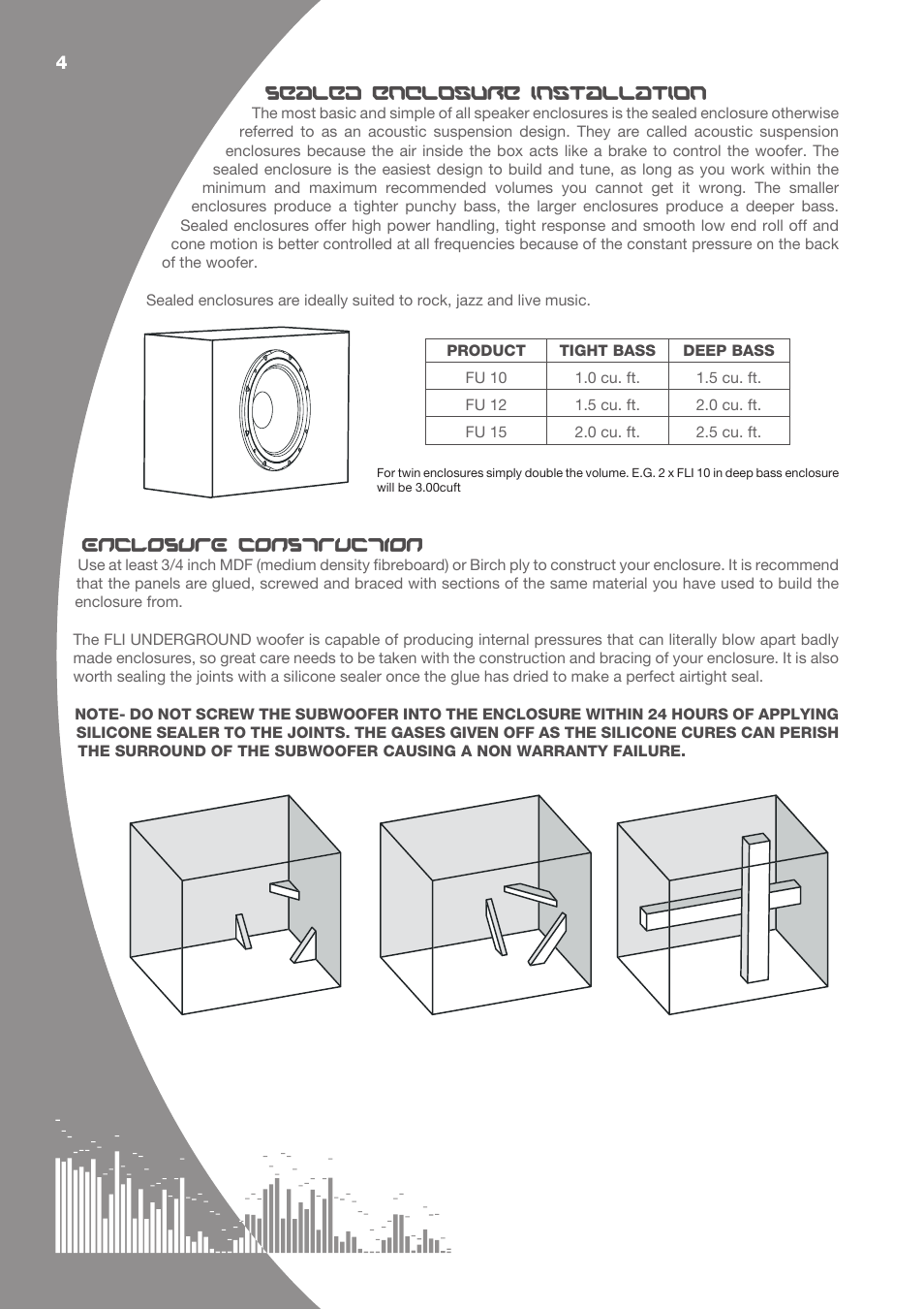 Fli Audio FU10 User Manual | Page 4 / 8