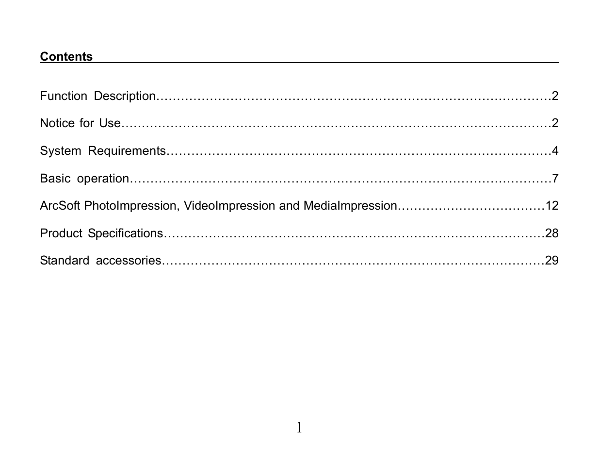 Curtis VR223 User Manual | Page 2 / 30