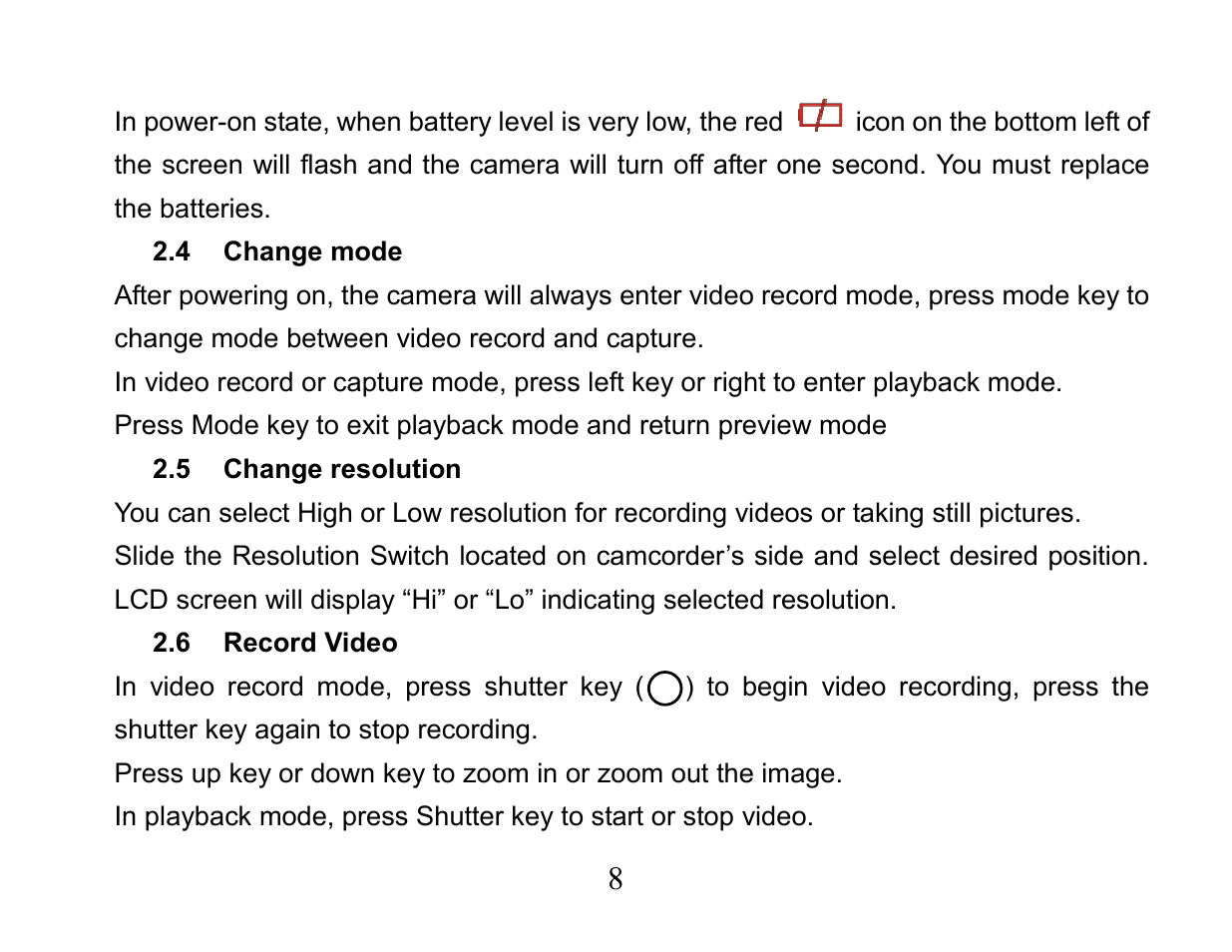 Curtis VR223 User Manual | Page 9 / 30