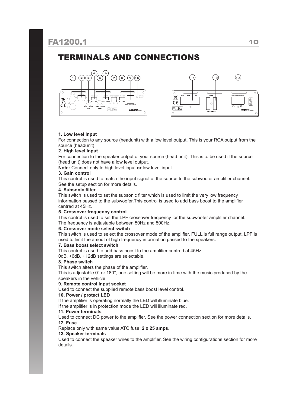 Fli Audio FL400.2-F1 User Manual | Page 10 / 16