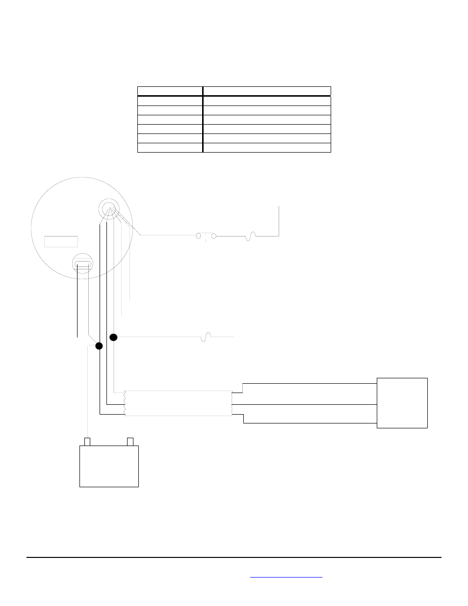 Flow sensor, Battery, Wiring diagram | 12vdc -12vdc | Floscan 5A20-20A-1 AccuTroll & CruiseMaster User Manual | Page 13 / 22