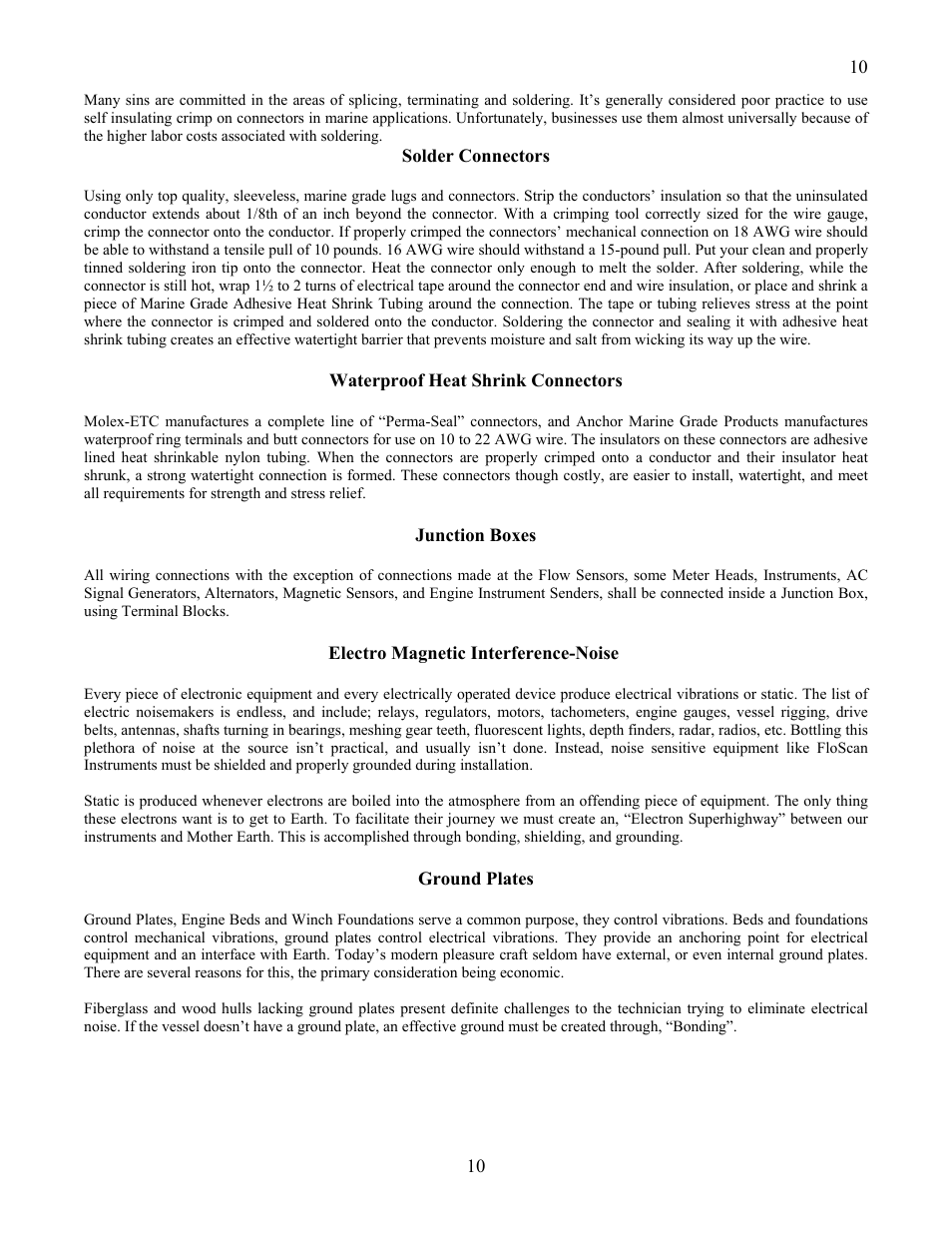 Floscan Pre-Installation Manual for Diesel Models User Manual | Page 10 / 11