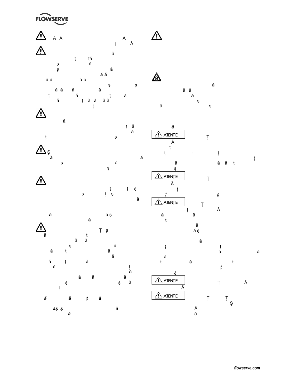 Flowserve CESM-4 User Manual | Page 25 / 28