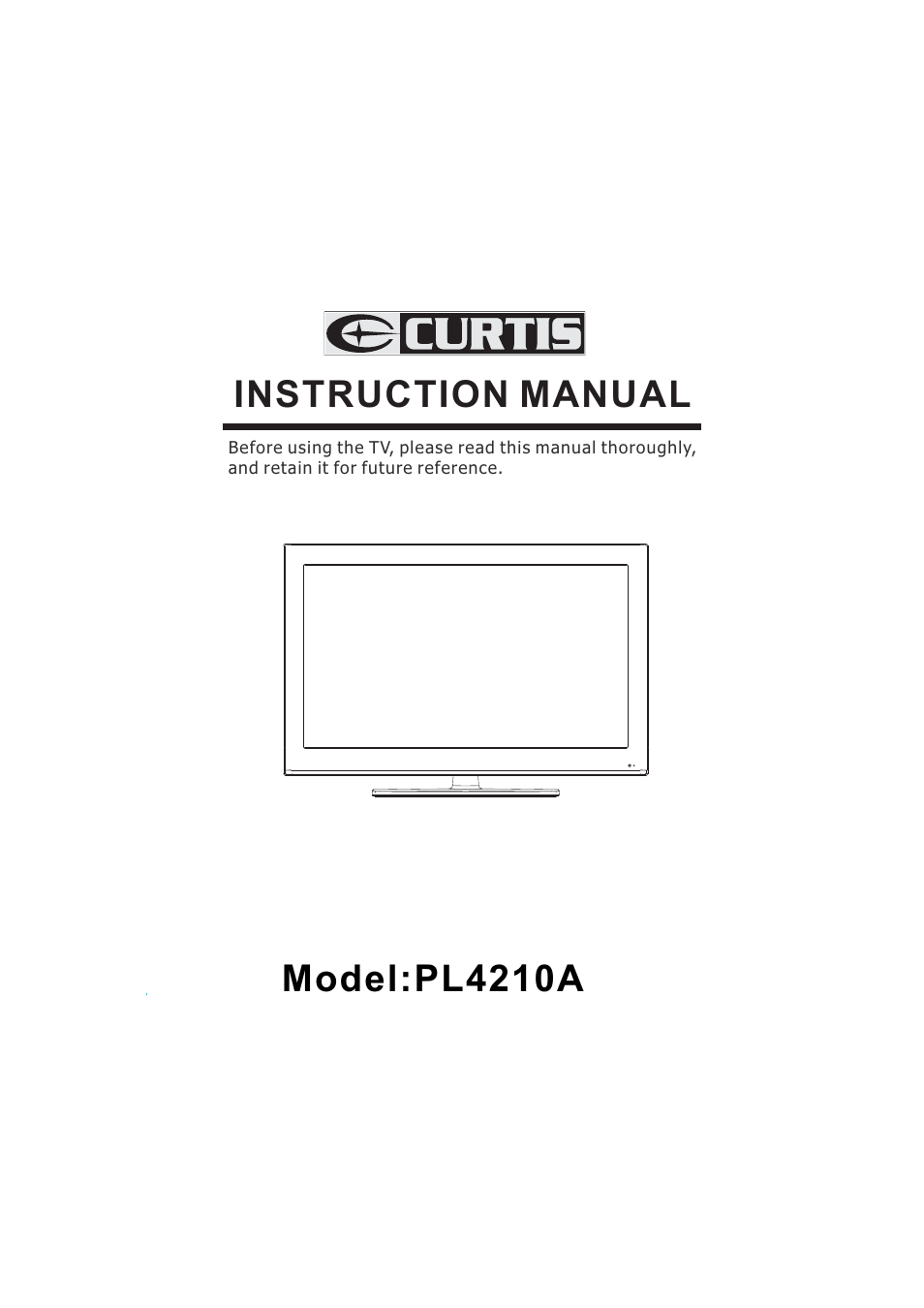 Curtis PL4210A User Manual | 35 pages