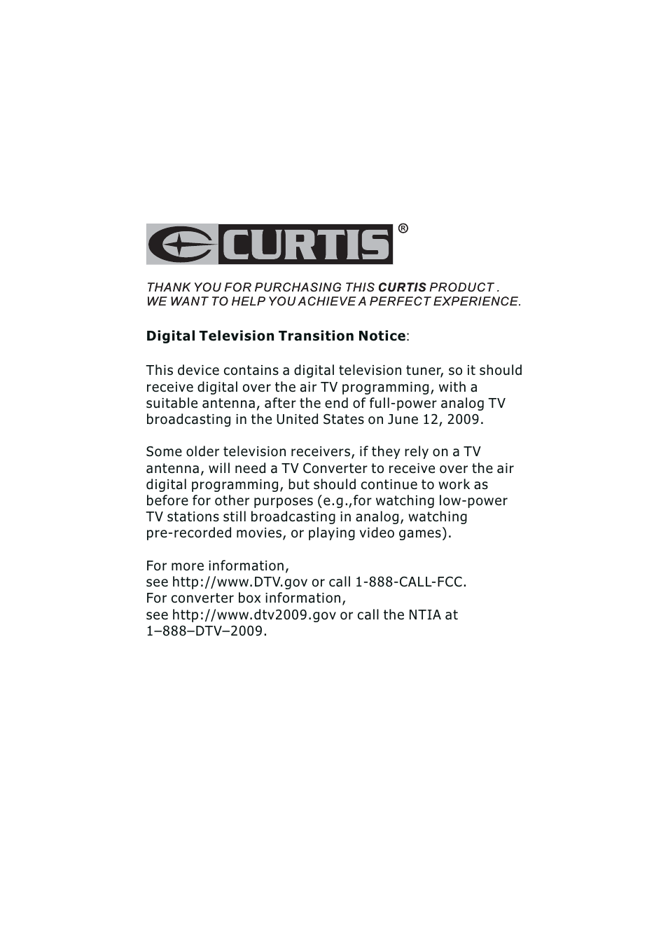 Curtis PL4210A User Manual | Page 35 / 35