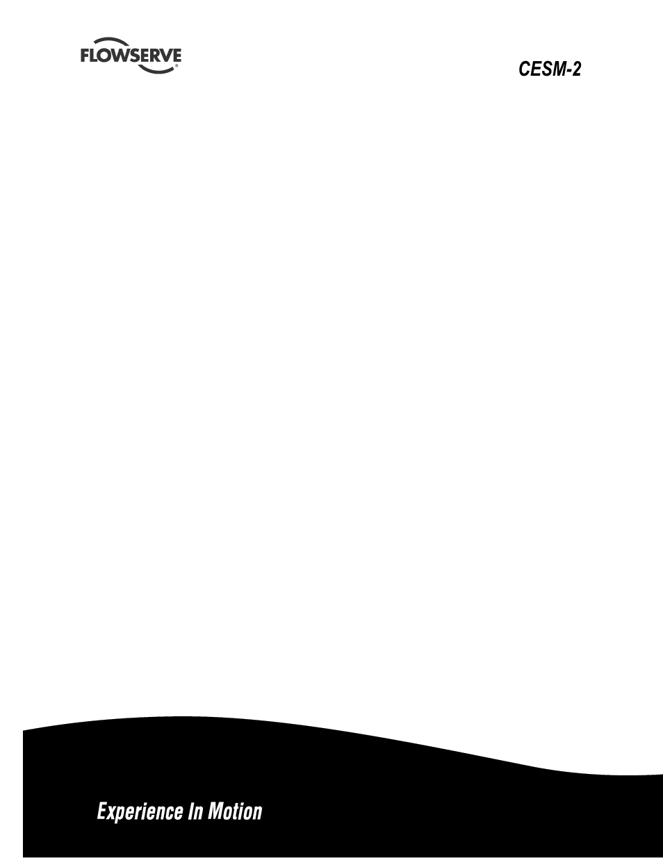 Flowserve CESM-2 User Manual | 32 pages