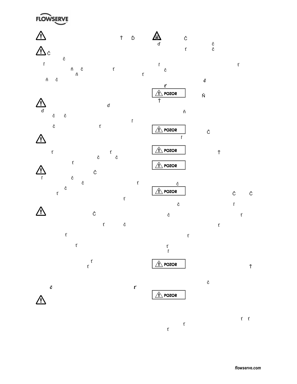 Flowserve CESM-2 User Manual | Page 25 / 32
