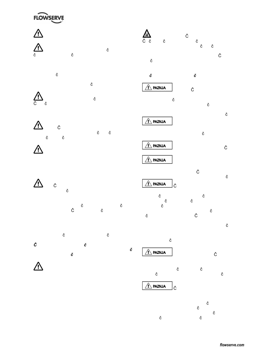 Flowserve CESM-2 User Manual | Page 29 / 32