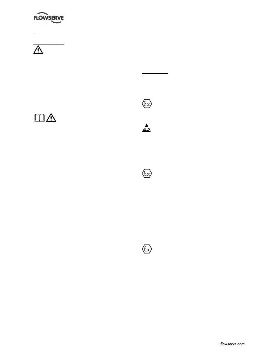 Flowserve ATEX E User Manual | Page 3 / 20